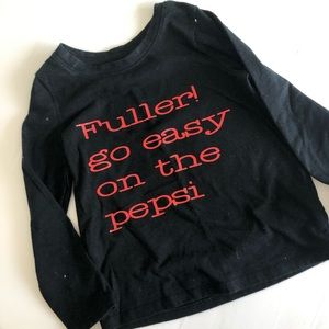 Shirt with homemade vinyl design